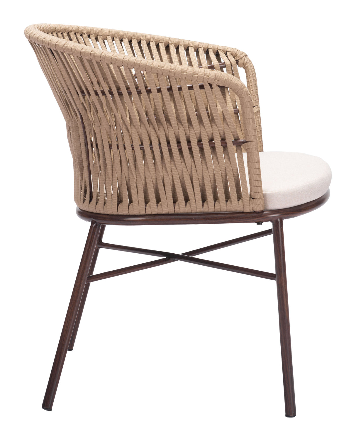Freycinet Natural Outdoor Dining Chair (Set of 2) by Zuomod at Eve Furniture