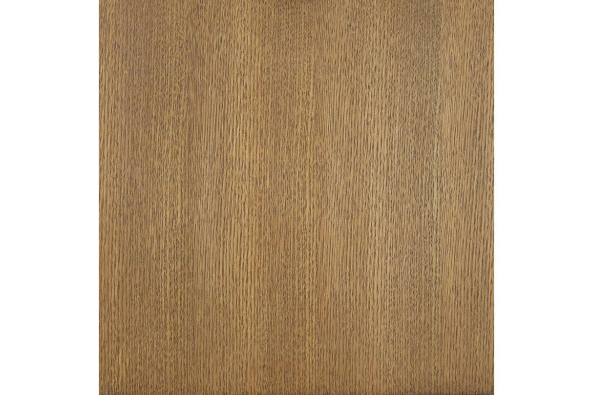 Fridley Brown/Black End Table by Ashley at Eve Furniture