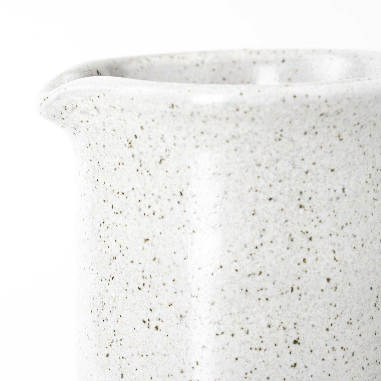 Frieda Small Freckled Gray Ceramic Jug by Mercana at Eve Furniture
