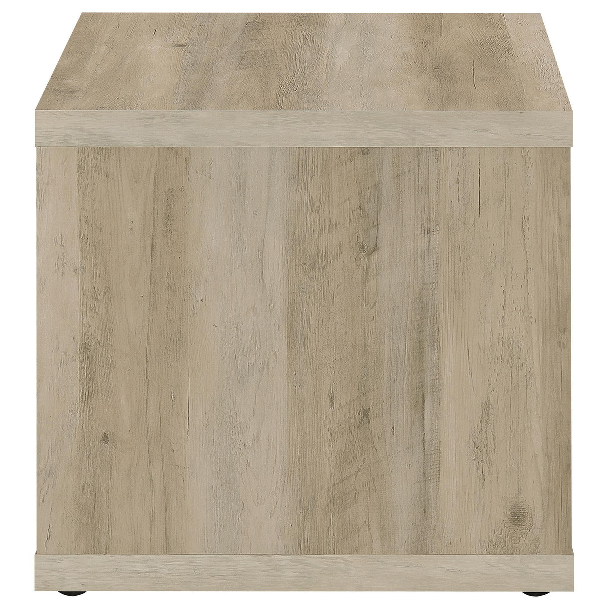 Frisco Distressed Pine Square Engineered Wood Side End Table by Coaster at Eve Furniture