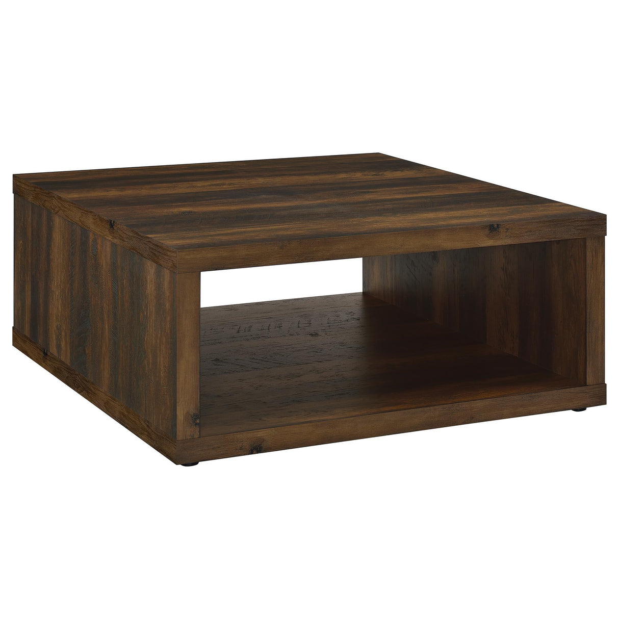 Frisco Square Engineered Wood Coffee Table Dark Pine by Coaster at Eve Furniture