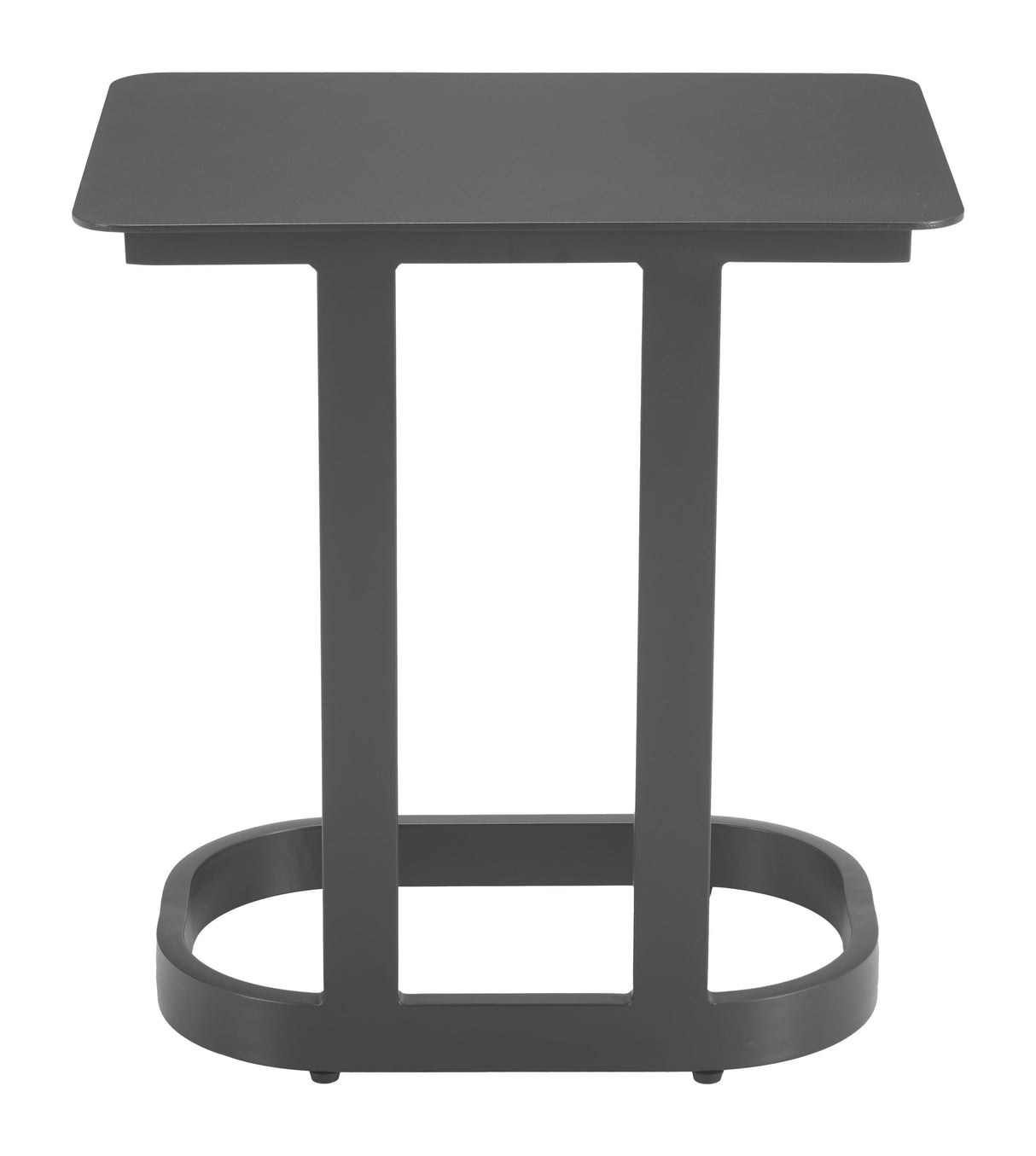 Friss Black Outdoor End Table by Zuomod at Eve Furniture