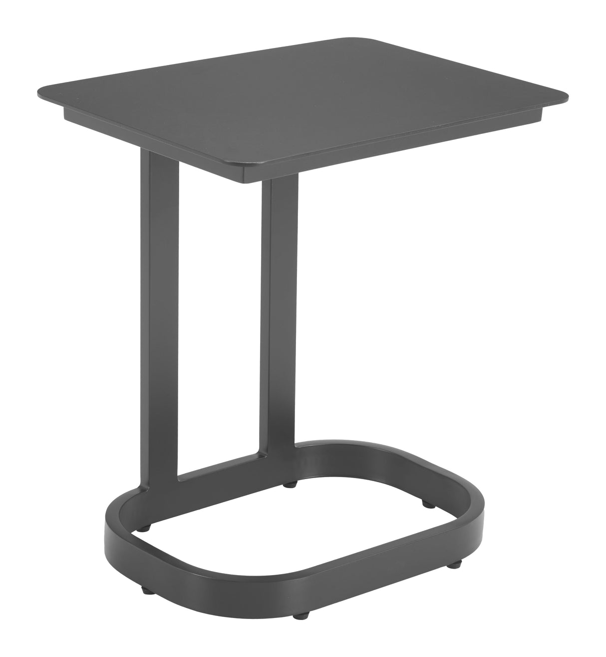 Friss Black Outdoor End Table by Zuomod at Eve Furniture