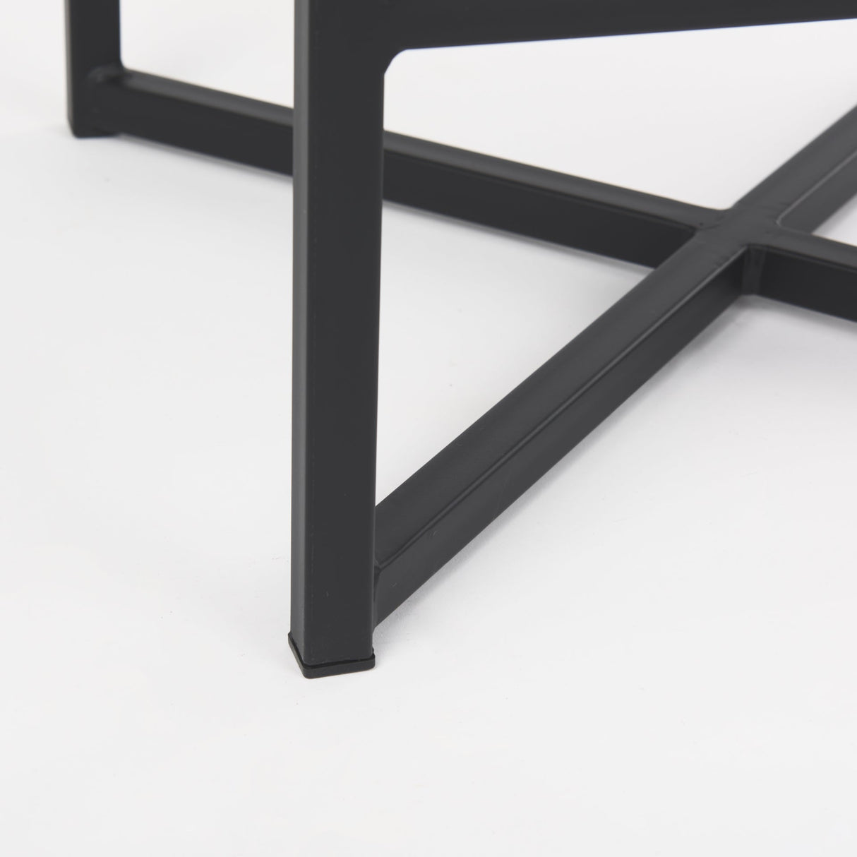 Frodo Gray Fabric Seat W/Black Iron Frame Counter Stool by Mercana at Eve Furniture