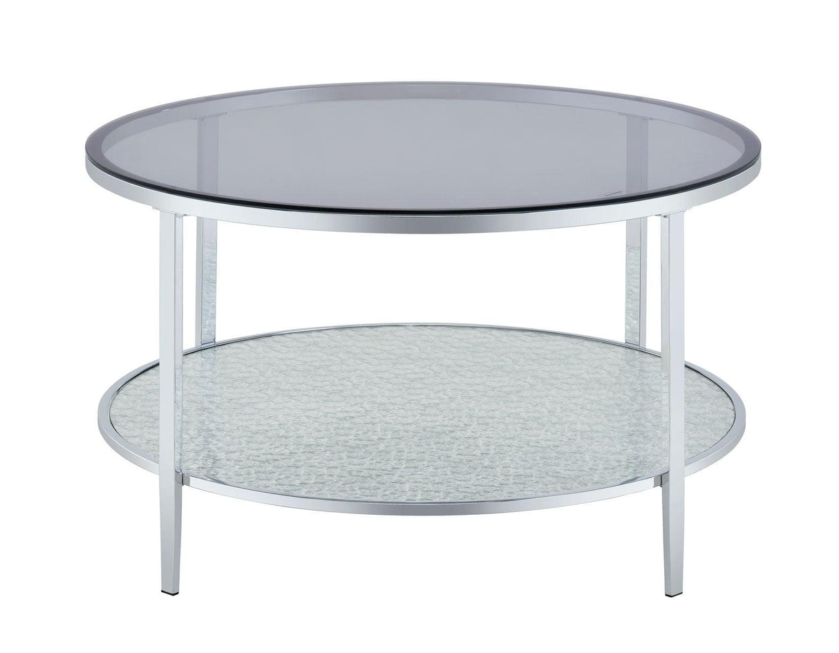 Frostine Round Cocktail Table by Steve Silver at Eve Furniture