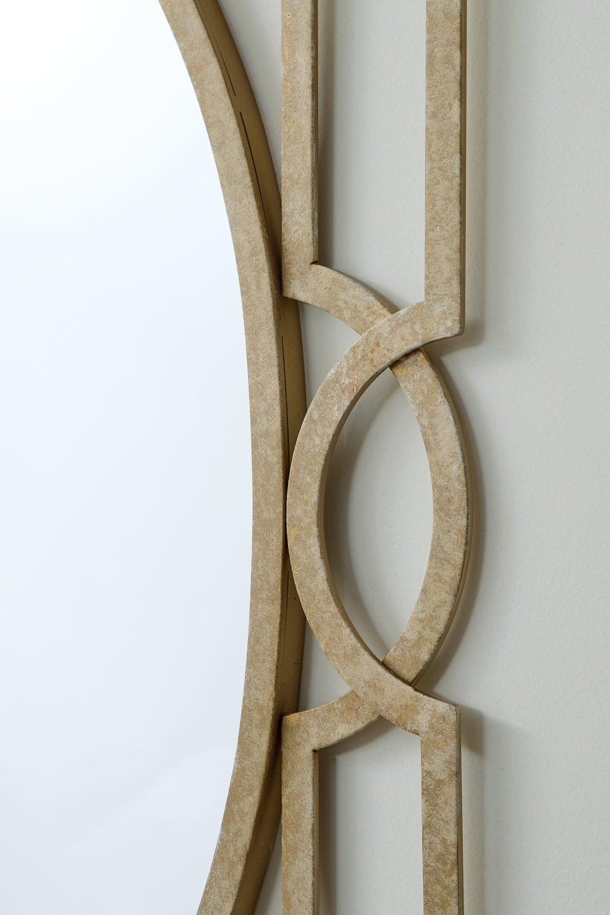 Fulkmore Antique Gold Finish Accent Mirror by Ashley at Eve Furniture