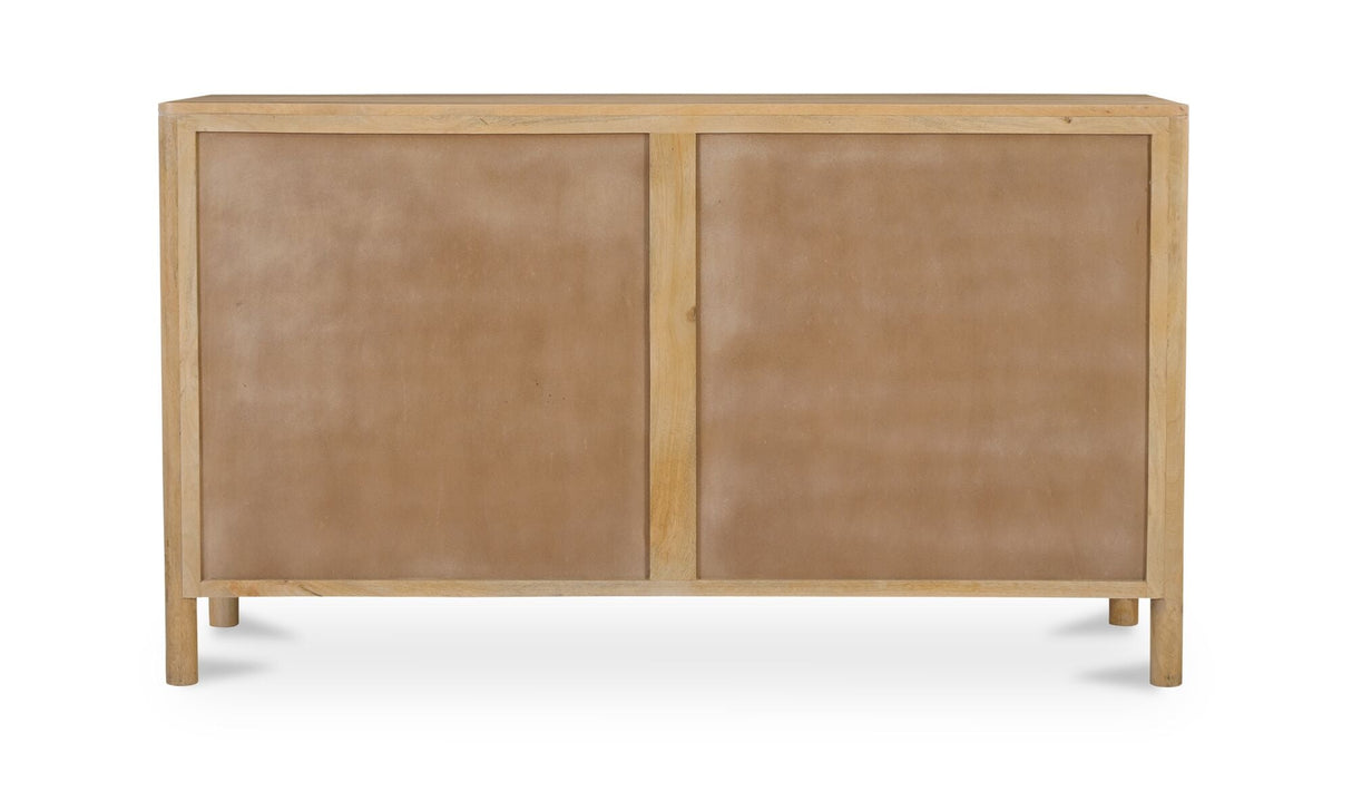 Fulton 6 Drawer Dresser Natural by Moe's Home at Eve Furniture