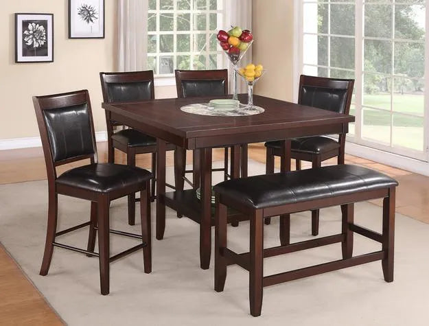 Fulton Espresso Counter Height Table by Crown Mark at Eve Furniture