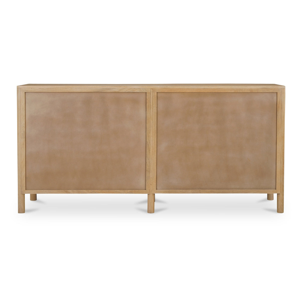 Fulton Natural 4 Door Sideboard by Moe's Home at Eve Furniture