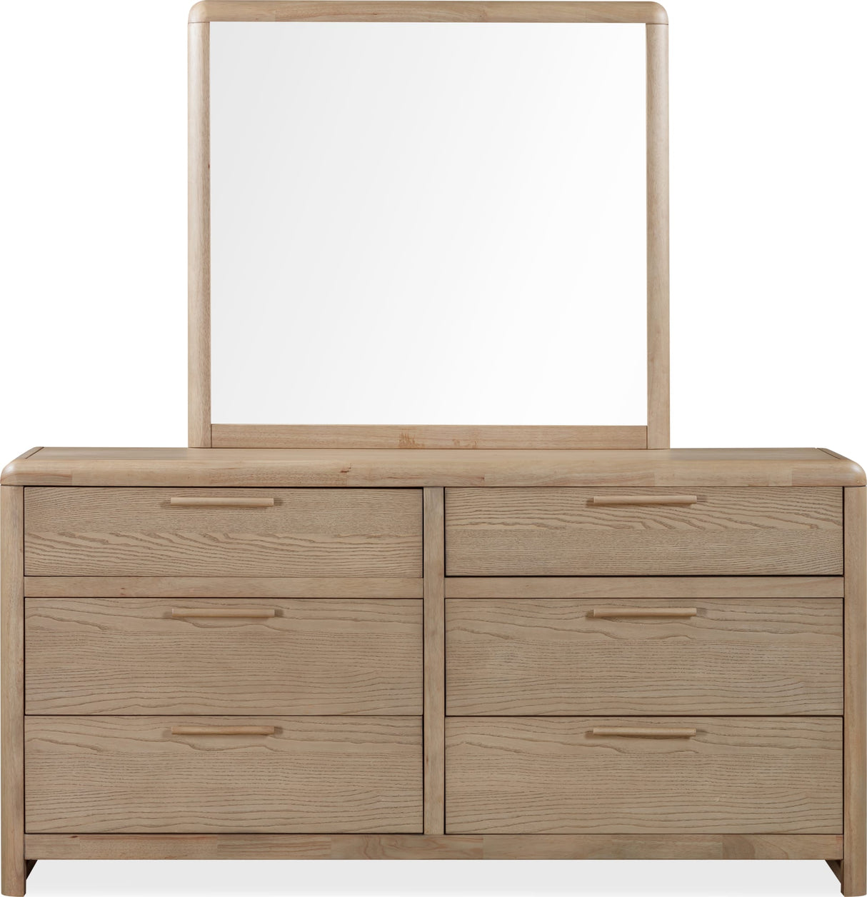 Furano Ginger Six Drawer Ash Wood Dresser by Modus Furniture at Eve Furniture