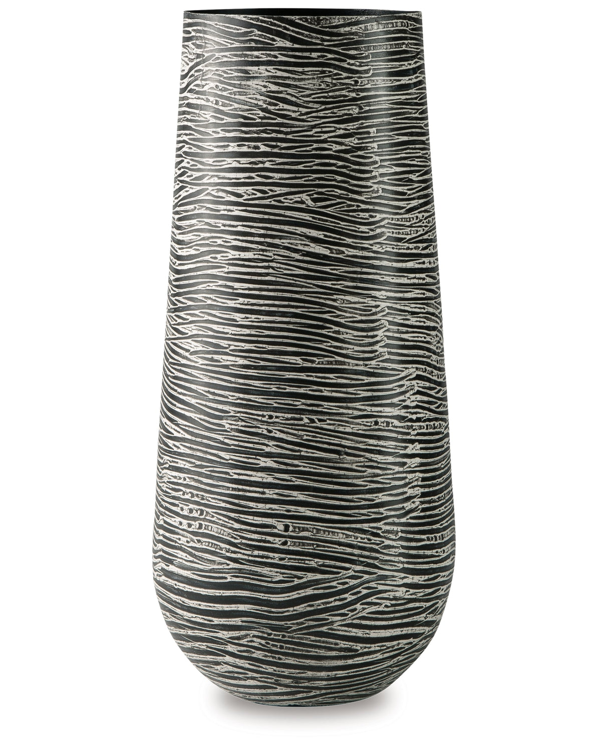Fynn Antique Gray Vase by ASHLEY FURNITURE at Eve Furniture