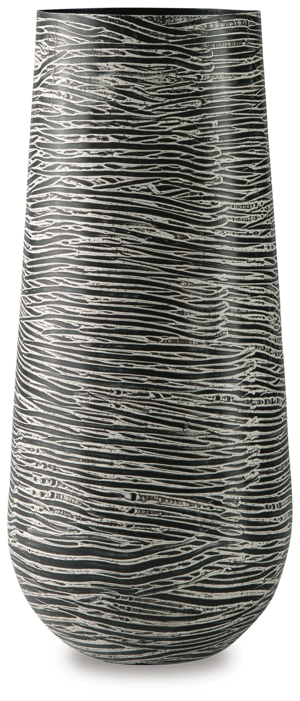 Fynn Antique Gray Vase by ASHLEY FURNITURE at Eve Furniture