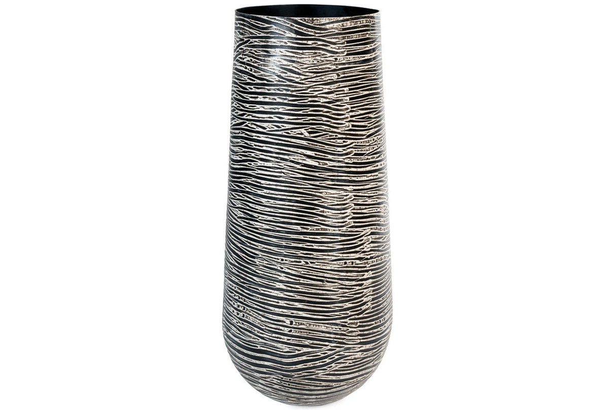 Fynn Antique Gray Vase by ASHLEY FURNITURE at Eve Furniture