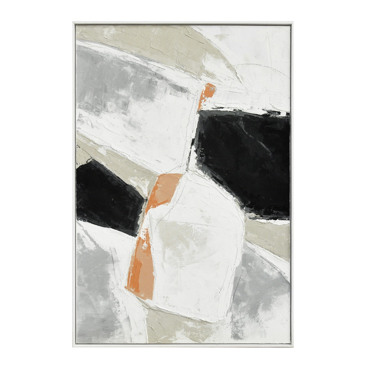 Palette Pastel Patchwork 2 Hand Painted Framed Diptych by Home Trends & Design at Eve Furniture