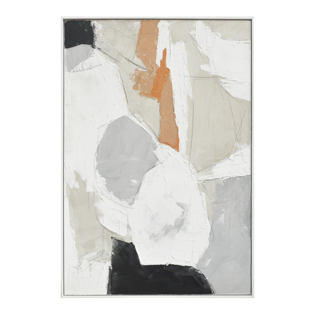 Palette Pastel Patchwork 2 Hand Painted Framed Diptych by Home Trends & Design at Eve Furniture