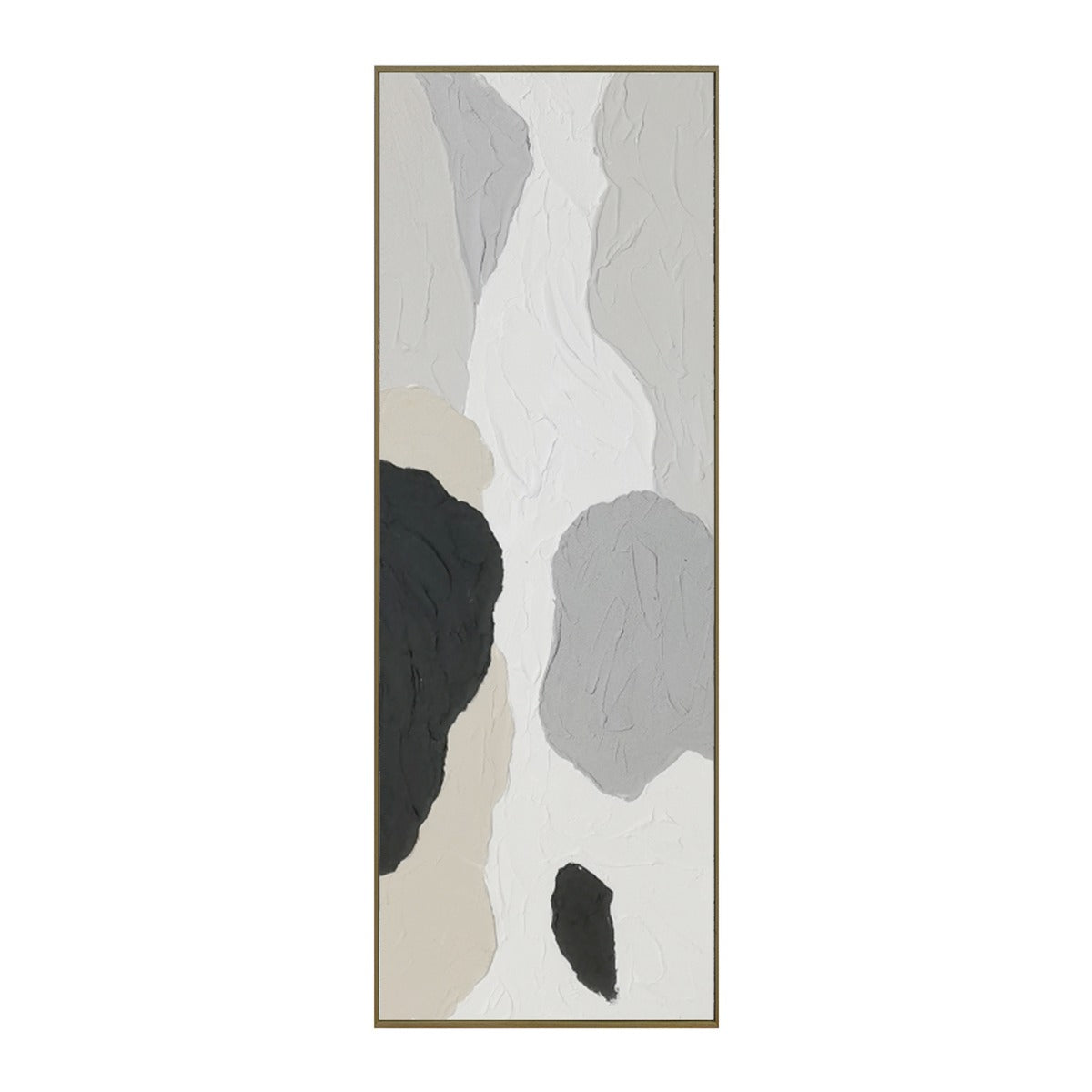 Palette Ripped Reflections Hand Painted Framed Triptych by Home Trends & Design at Eve Furniture