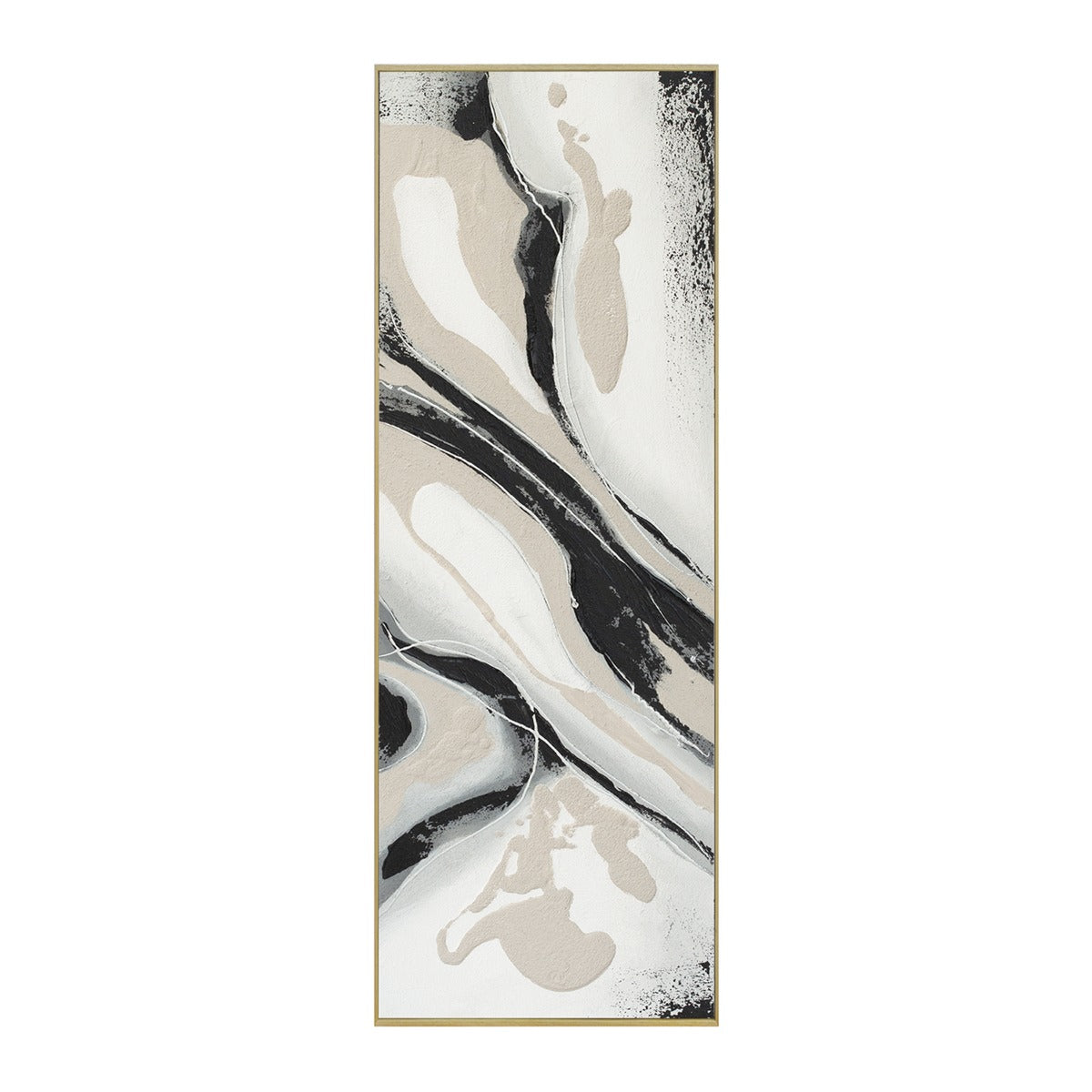 Palette Serenity Hand Painted Framed Triptych by Home Trends & Design at Eve Furniture