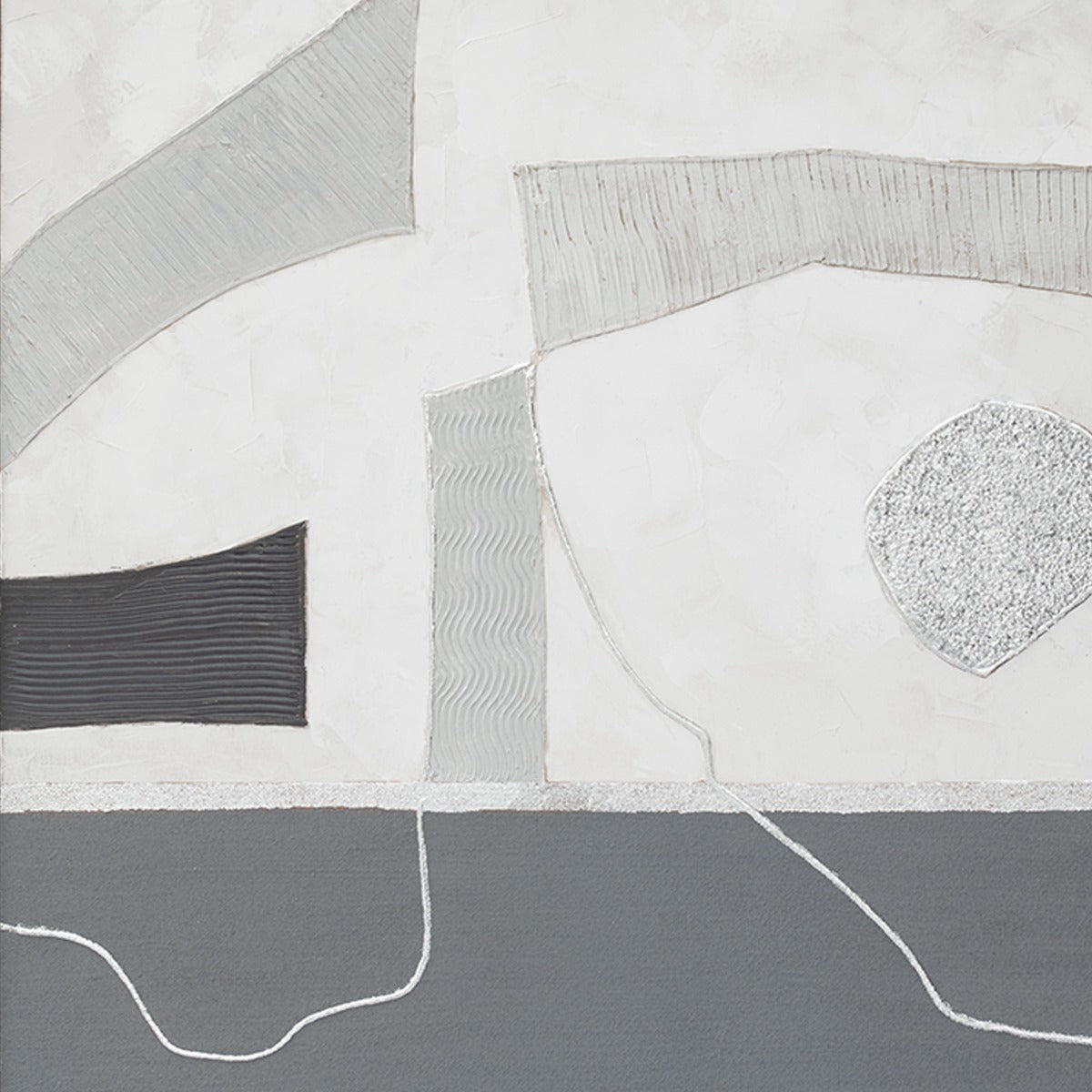 Palette Modern Slate Hand Painted Framed Diptych by Home Trends & Design at Eve Furniture