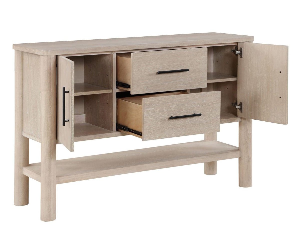 Gabby Beige 4-Drawers Console by Steve Silver at Eve Furniture