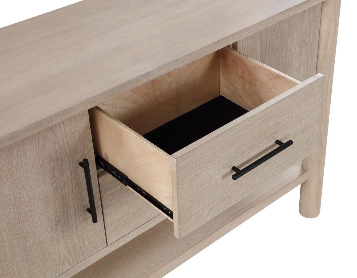 Gabby Beige 4-Drawers Console by Steve Silver at Eve Furniture