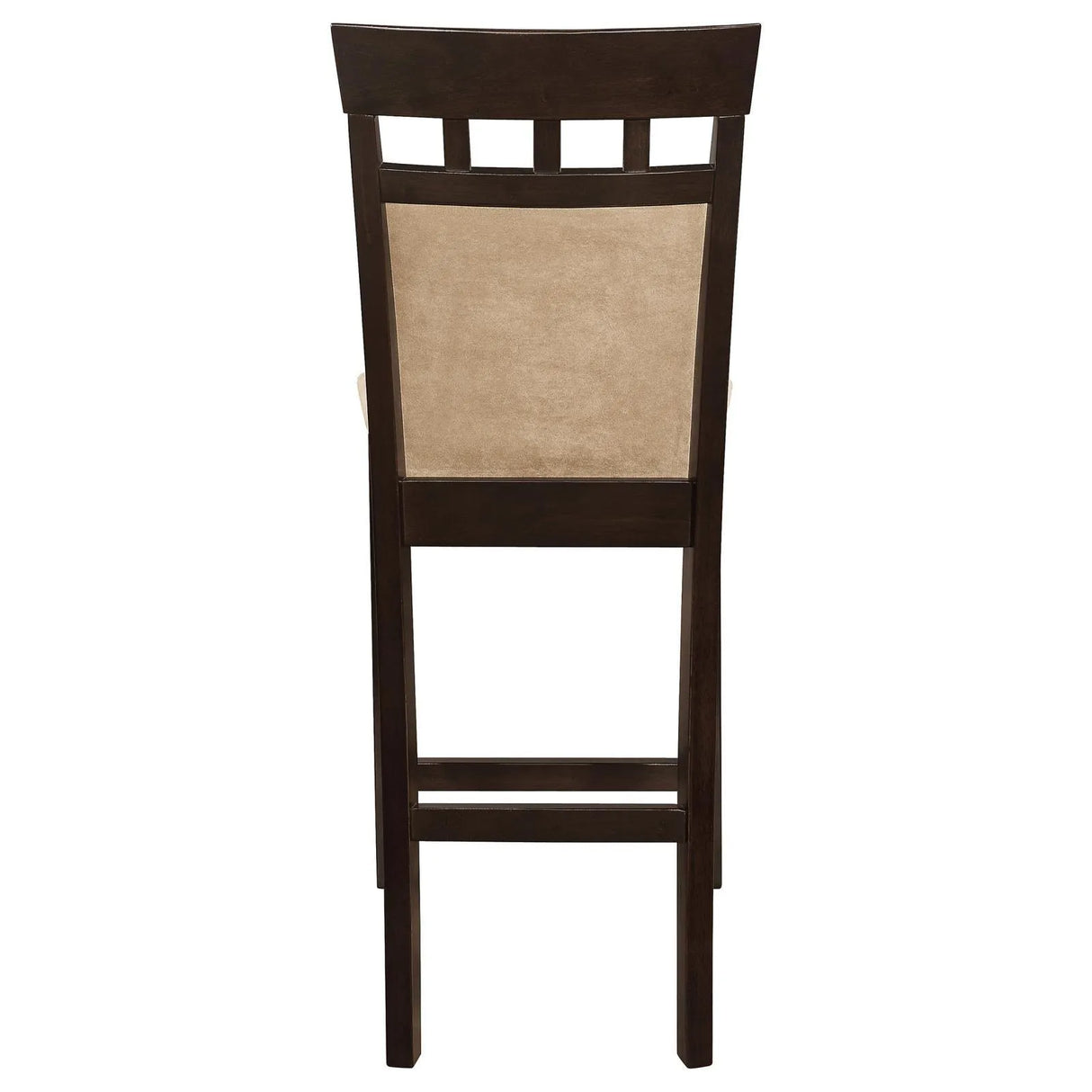 Gabriel Cappuccino and Tan Upholstered Counter Height Stools, Set of 2 by Coaster at Eve Furniture