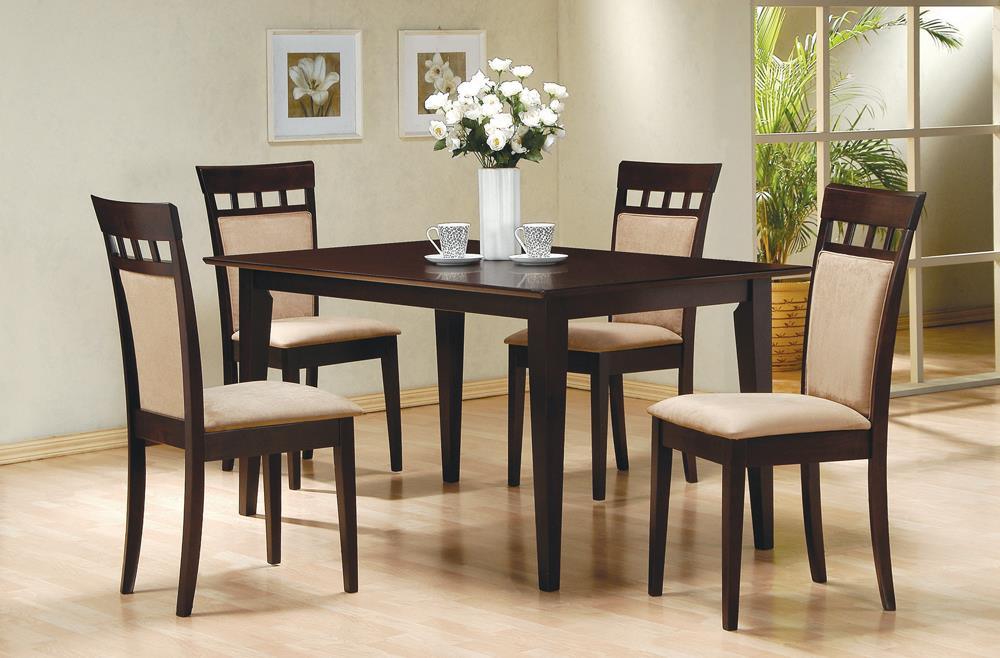 Gabriel Cappuccino Rectangular Dining Table by Coaster at Eve Furniture