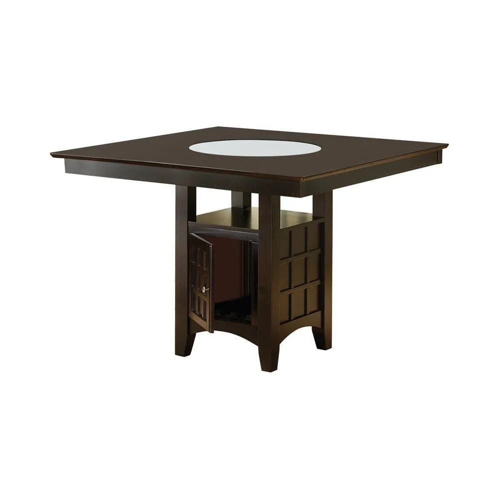 Gabriel Cappuccino Storage Counter Height Table by Coaster at Eve Furniture