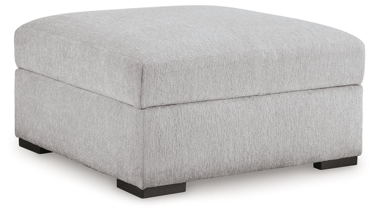 Gabyleigh Nickel Ottoman With Storage by Ashley at Eve Furniture