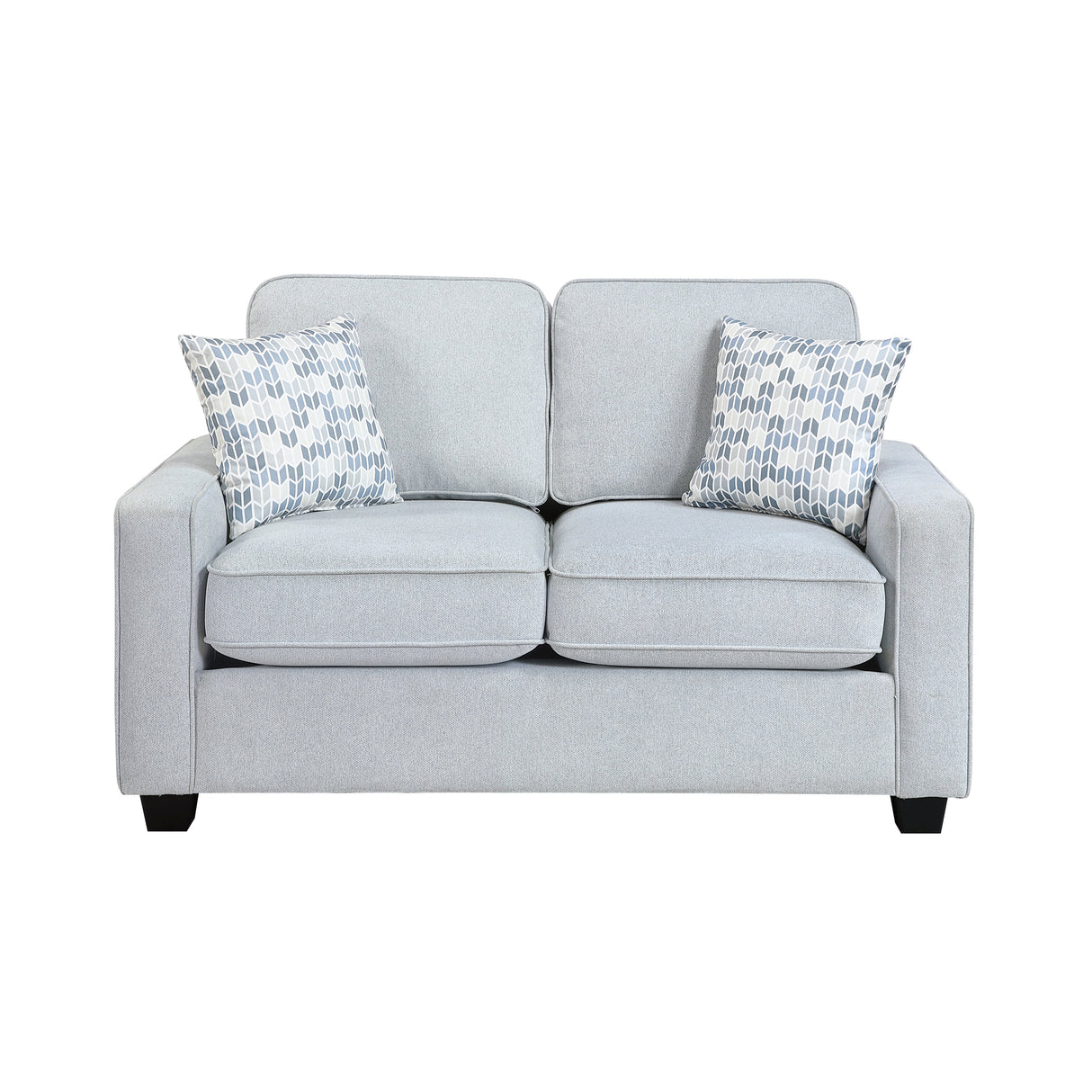 Gael Light Gray Living Room Set by Homelegance at Eve Furniture