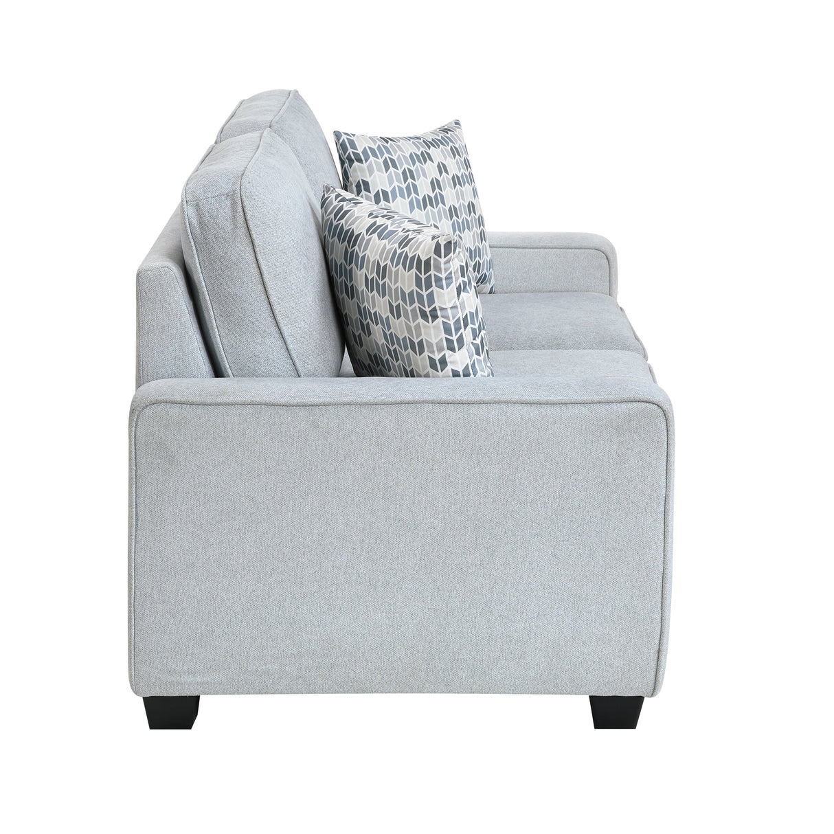 Gael Light Gray Living Room Set by Homelegance at Eve Furniture