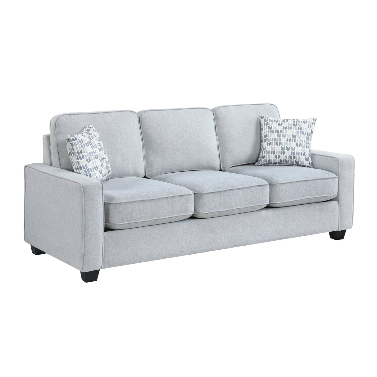 Gael Light Gray Sofa by Homelegance at Eve Furniture