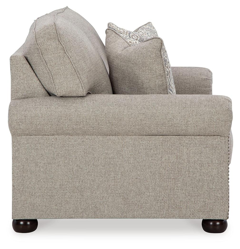 Gaelon Dune Loveseat by Ashley at Eve Furniture