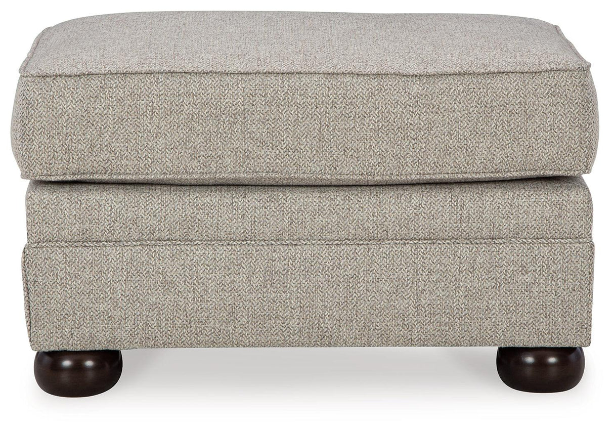 Gaelon Dune Ottoman by Ashley at Eve Furniture