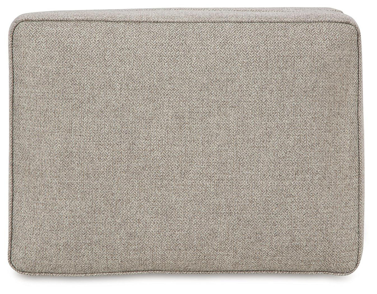 Gaelon Dune Ottoman by Ashley at Eve Furniture