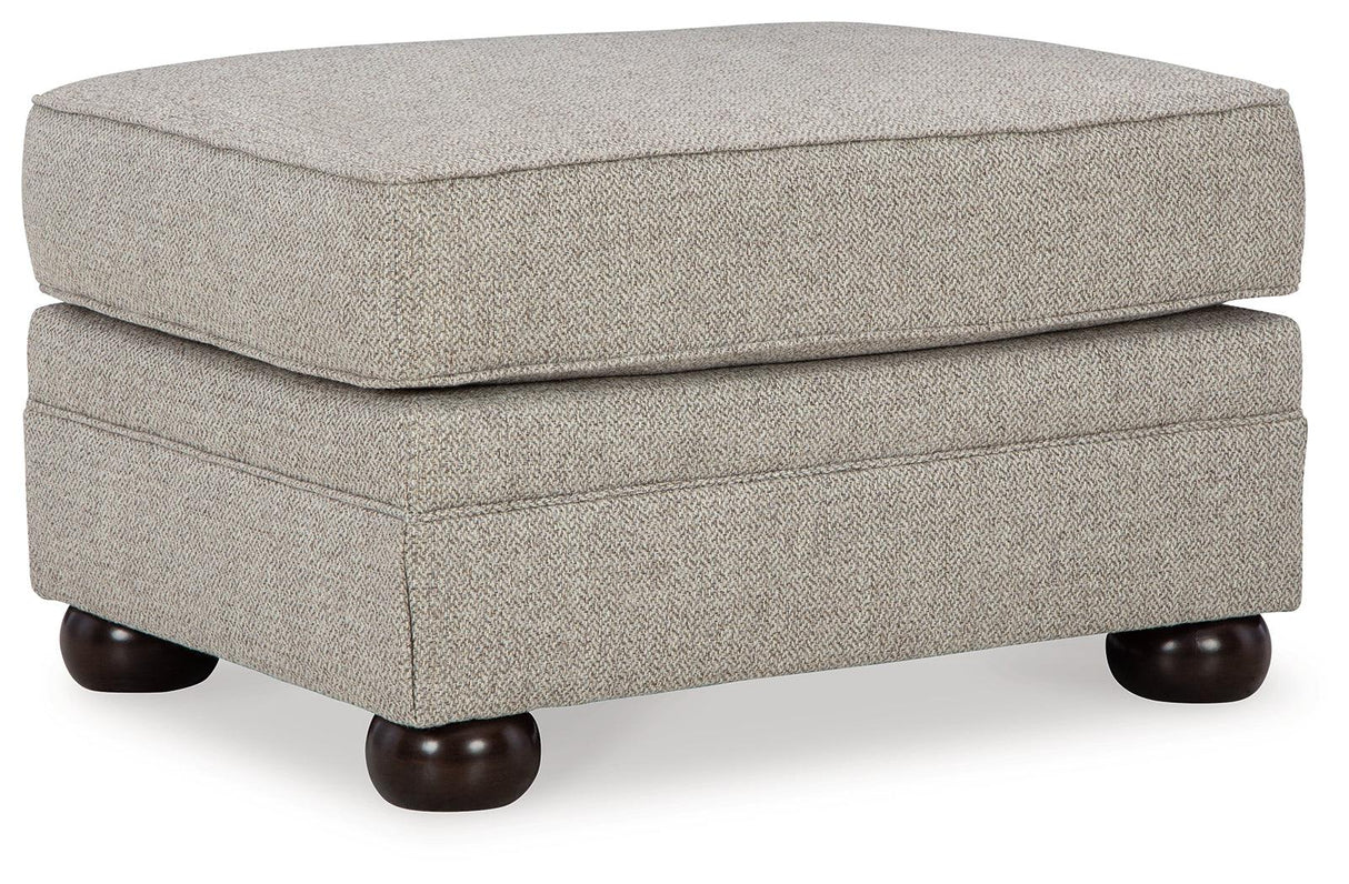 Gaelon Dune Ottoman by Ashley at Eve Furniture