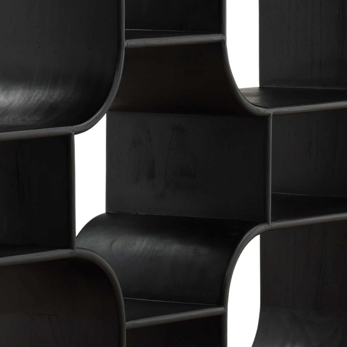Gaetan Bookcase, Black by Dovetail at Eve Furniture