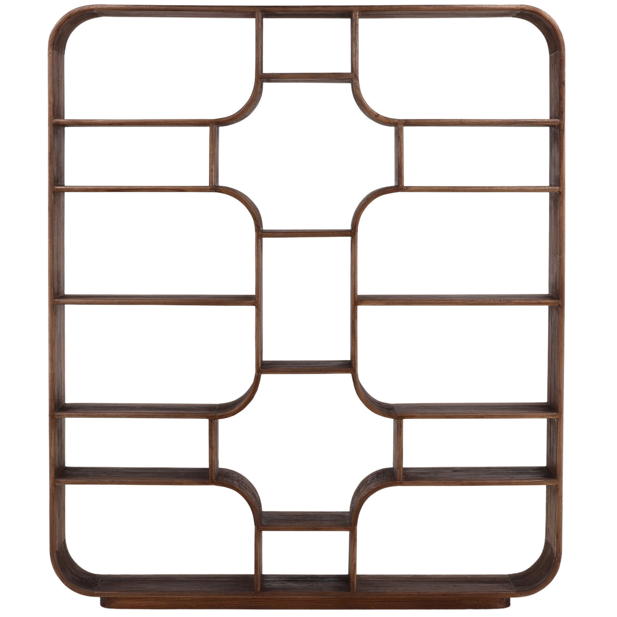 Gaetan Bookcase, Brown by Dovetail at Eve Furniture
