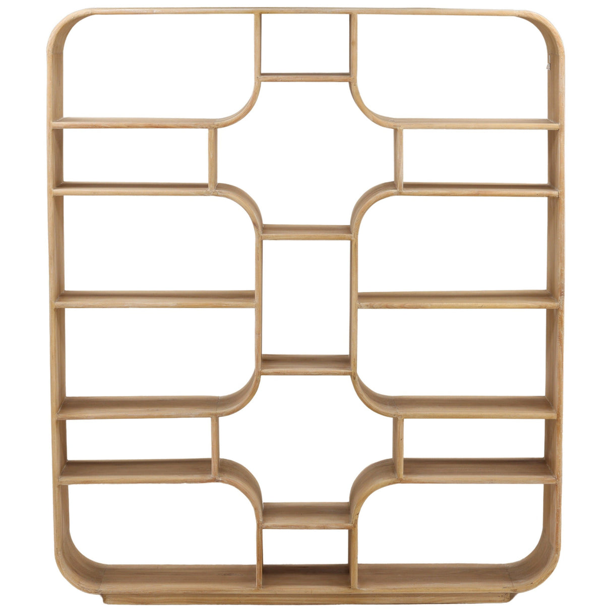Gaetan Bookcase, Light Natural by Dovetail at Eve Furniture