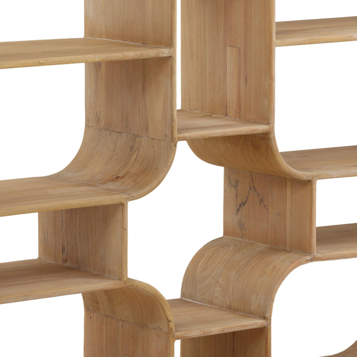 Gaetan Bookcase, Light Natural by Dovetail at Eve Furniture