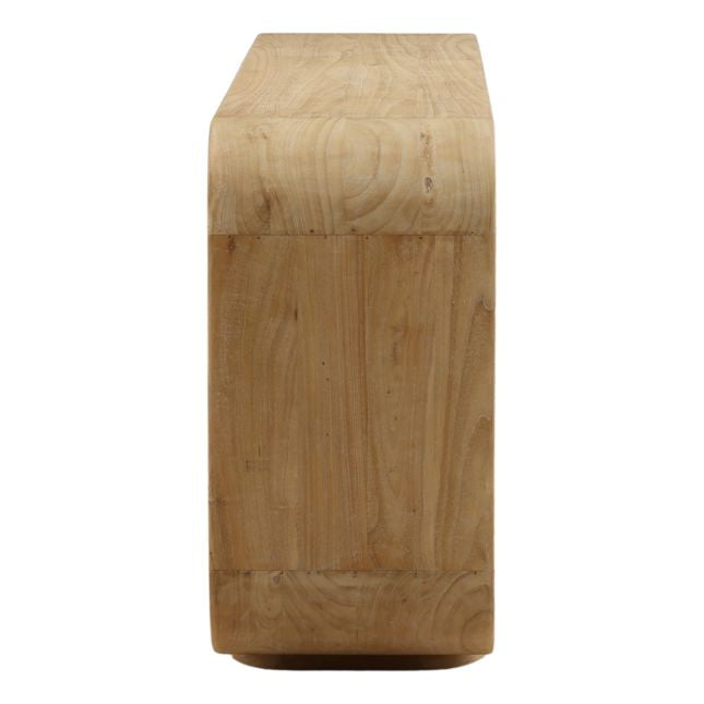 Gaetan Bookcase Light Natural by Dovetail at Eve Furniture