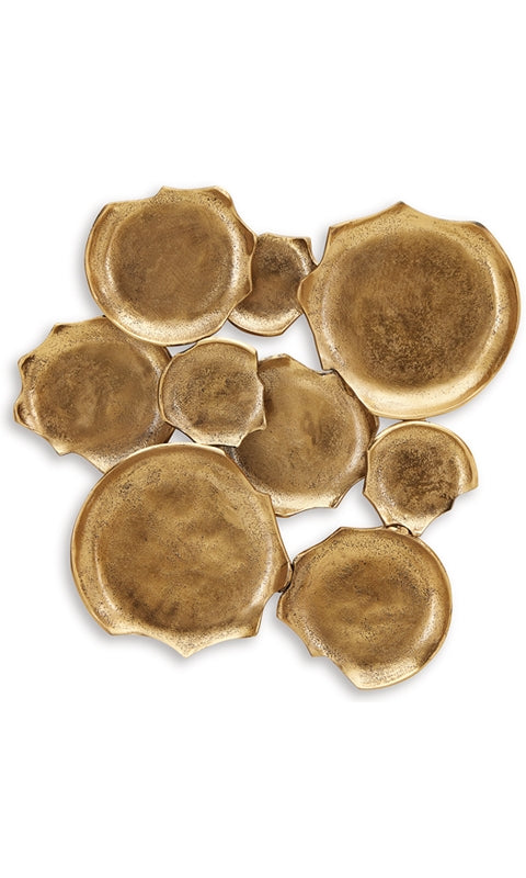 Gageton Antique Gold Finish Wall Decor by Ashley at Eve Furniture