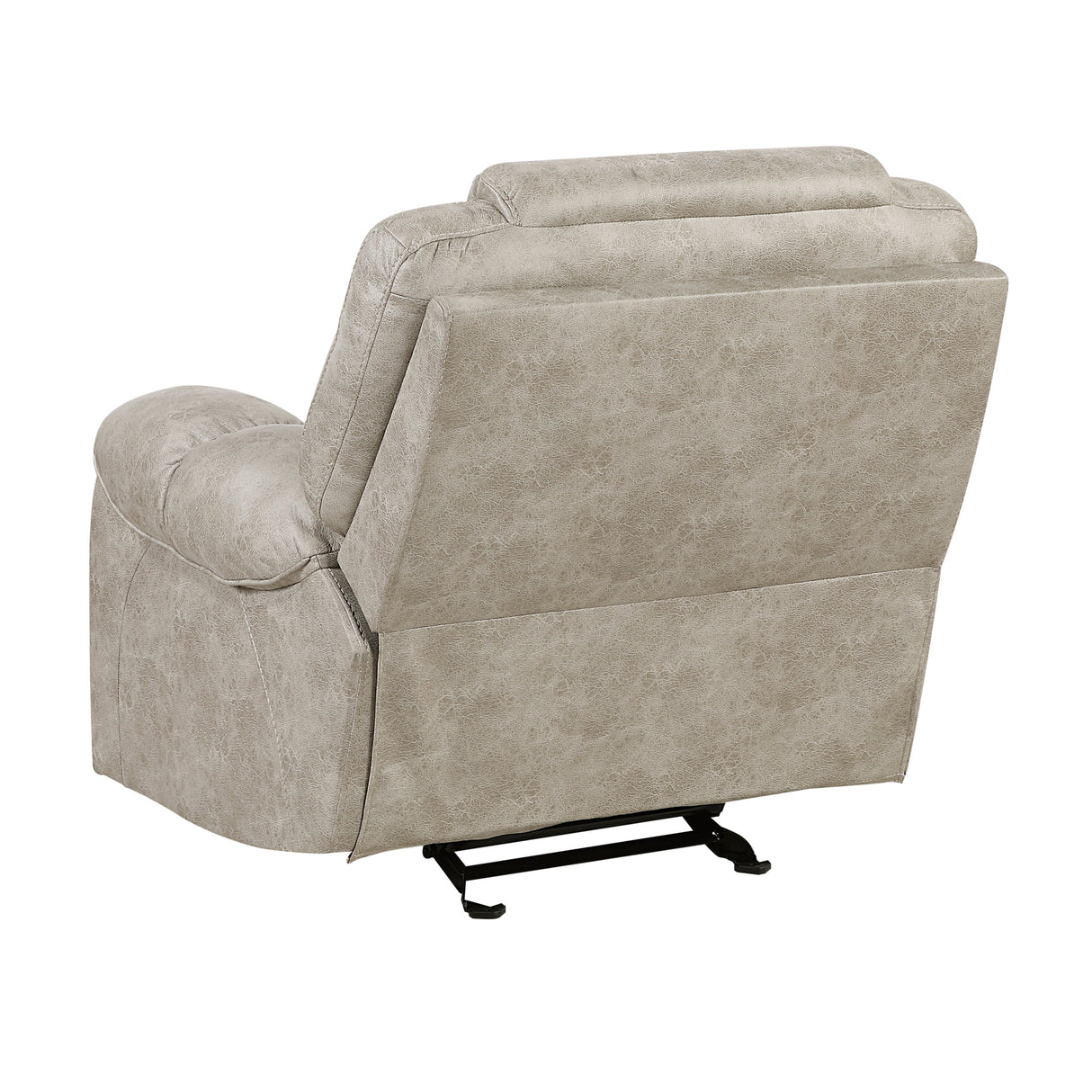 Gainesville Pewter Glider Reclining Chair by Homelegance at Eve Furniture