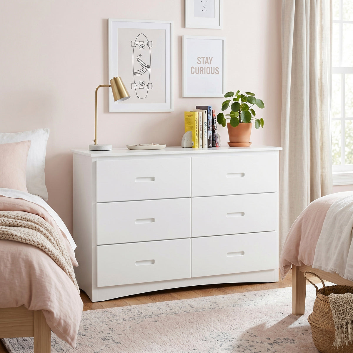 Galen White 1-Drawer Nightstand by Homelegance at Eve Furniture