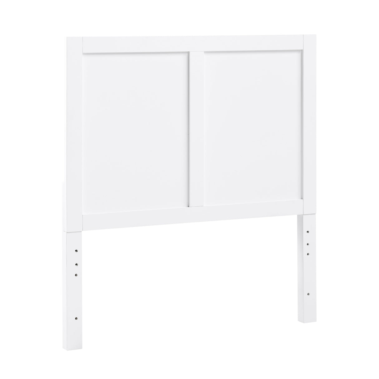 Galen White Twin Platform Bed by Homelegance at Eve Furniture