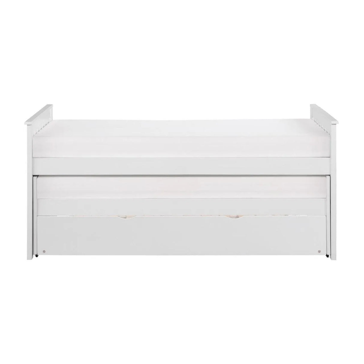 Galen White Twin/Twin Bed with Twin Trundle by Homelegance at Eve Furniture