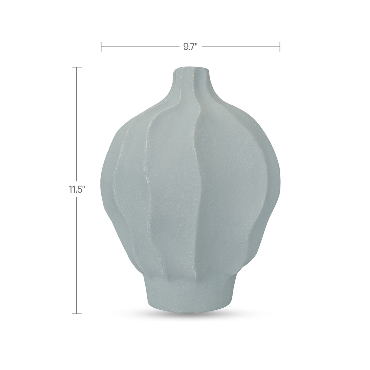 Gali Blue 11.5-in Vessel by Moe's Home at Eve Furniture