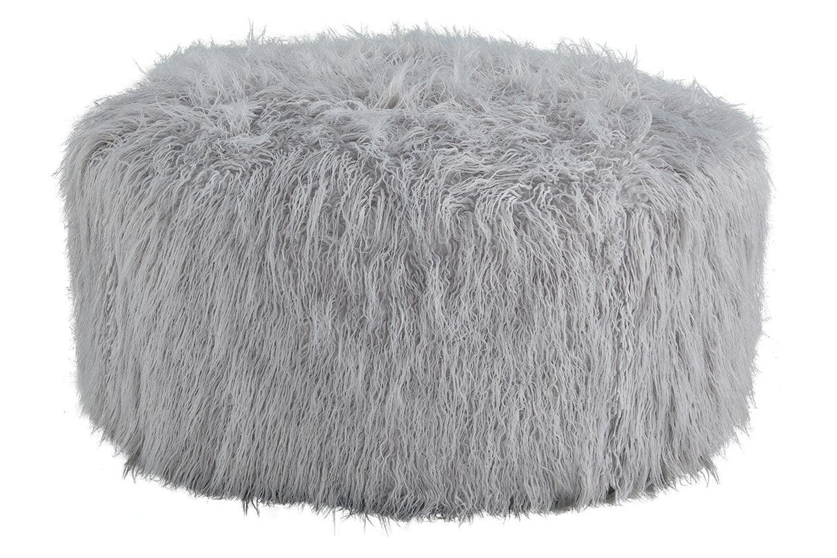 Galice Light Gray Oversized Accent Ottoman by Ashley at Eve Furniture
