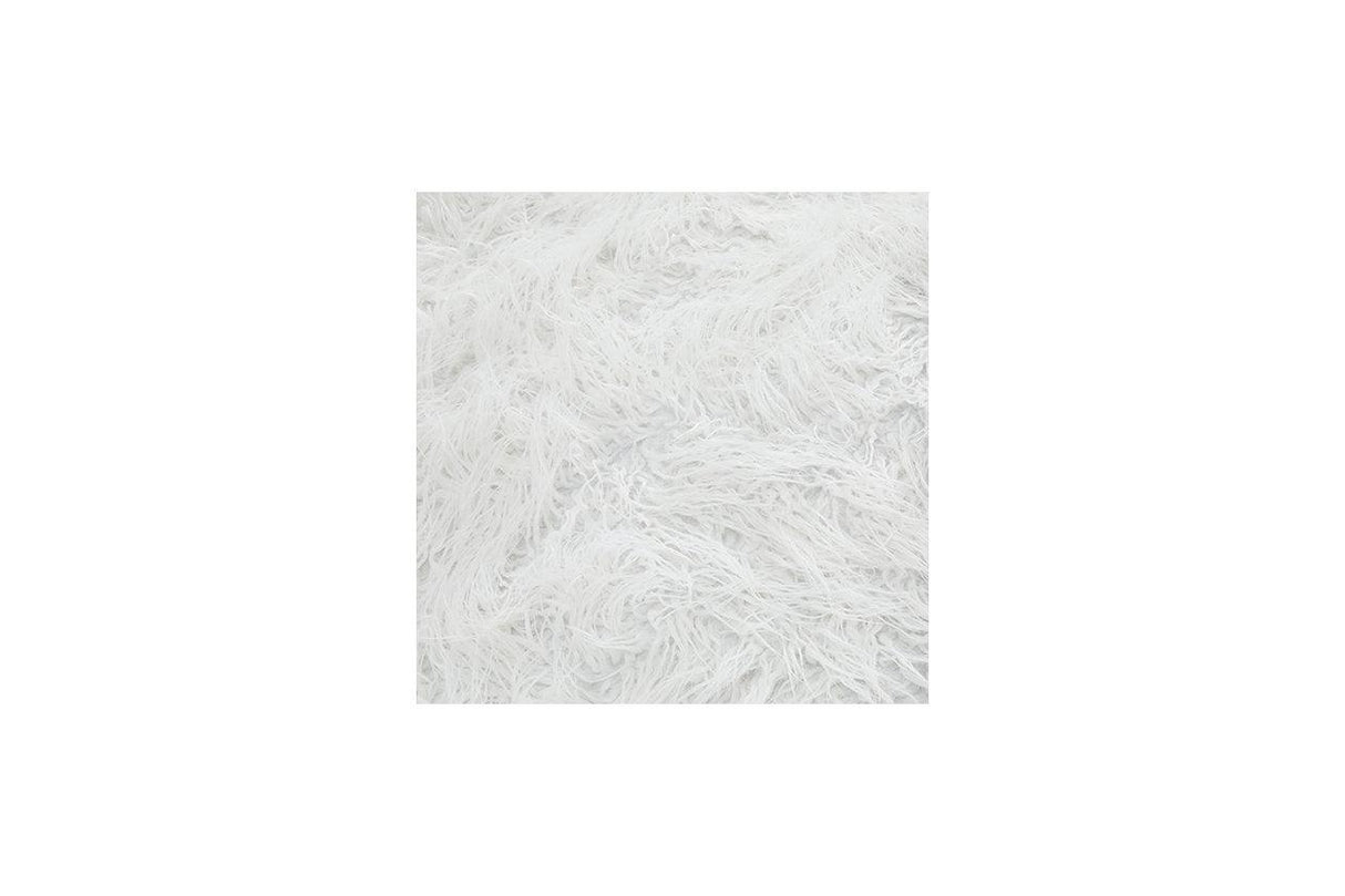 Galice White Oversized Accent Ottoman by Ashley at Eve Furniture