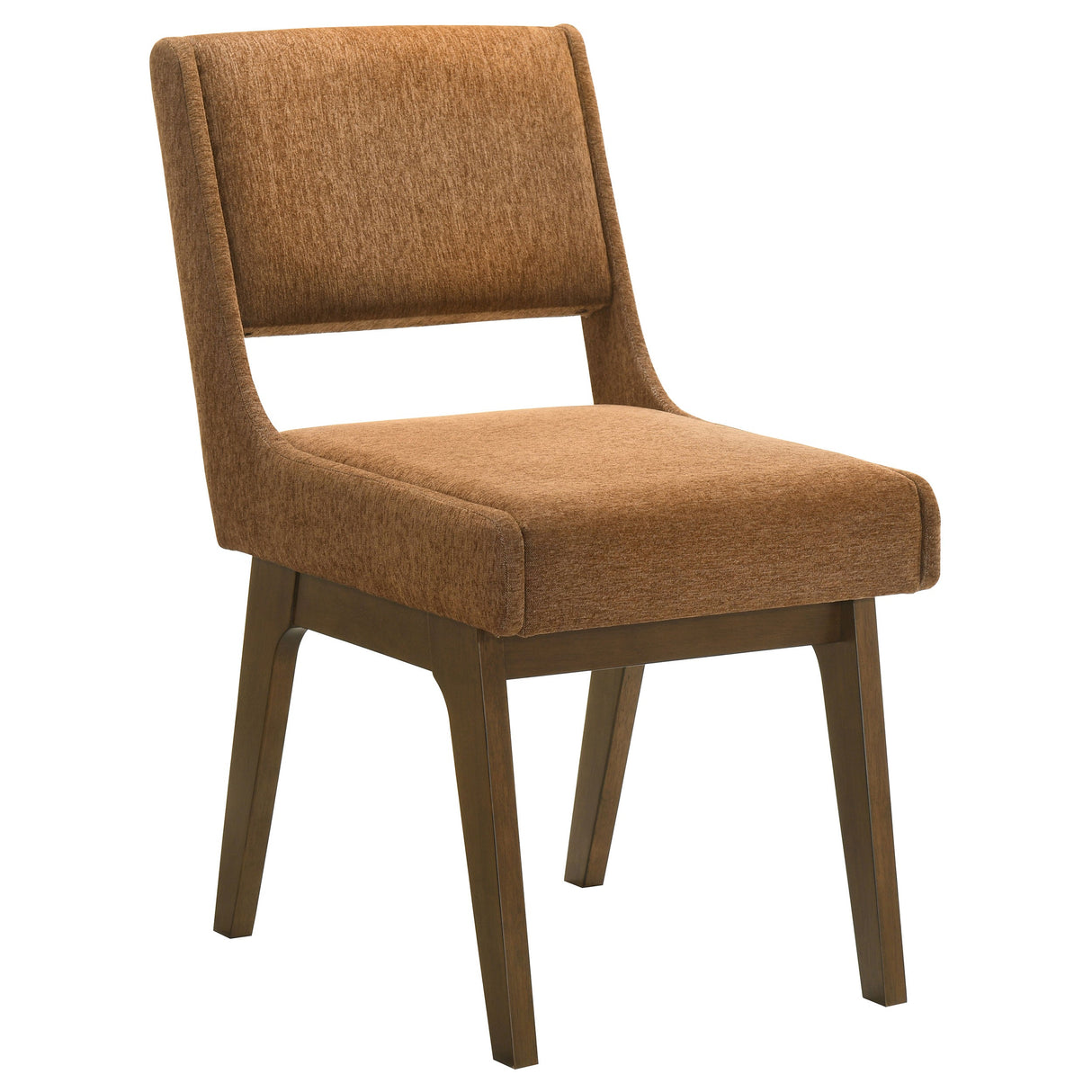 Galindo Nutmeg / Walnut Upholstered Dining Side Chair (Set Of 2) by Coaster at Eve Furniture