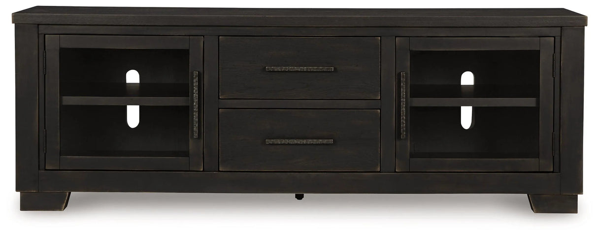 Galliden Black 80" TV Stand by Ashley at Eve Furniture